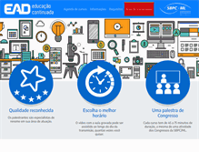 Tablet Screenshot of ead.sbpc.org.br